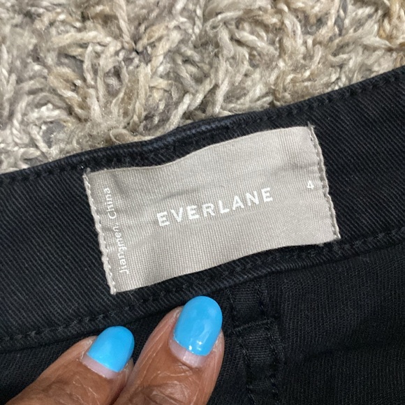 Everlane The Utility Barrel denim jeans Black sz 4 - Picture 6 of 16